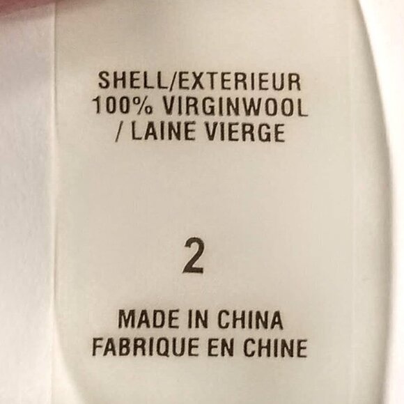 Elie Tahari Taupe Wool Raw Edge Velvet Trim Snap Front Fitted Jacket - Picture 7 of 8